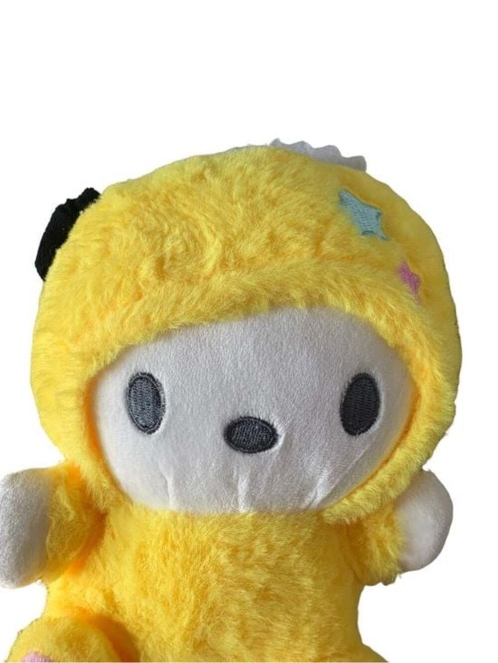 Pochacco Plush Yellow Star Pajamas 8” Hello Kitty Friends Stuffed Toy - Picture 4 of 5
